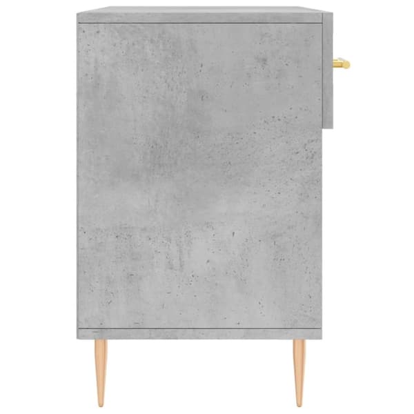 vidaXL Kenkäpenkki betoninharmaa 102x35x55 cm tekninen puu