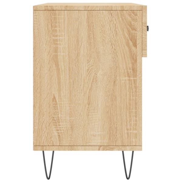 vidaXL Skoskap sonoma eik 102x35x55 cm konstruert tre
