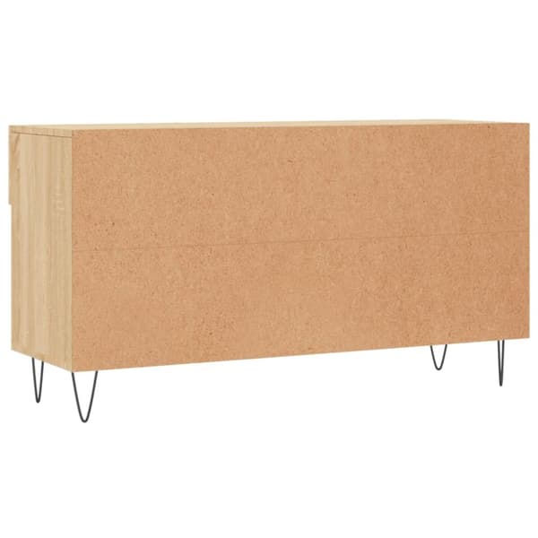 vidaXL Skoskap sonoma eik 102x35x55 cm konstruert tre