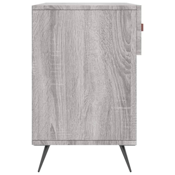 vidaXL Skoskap grå sonoma 102x35x55 cm konstruert tre