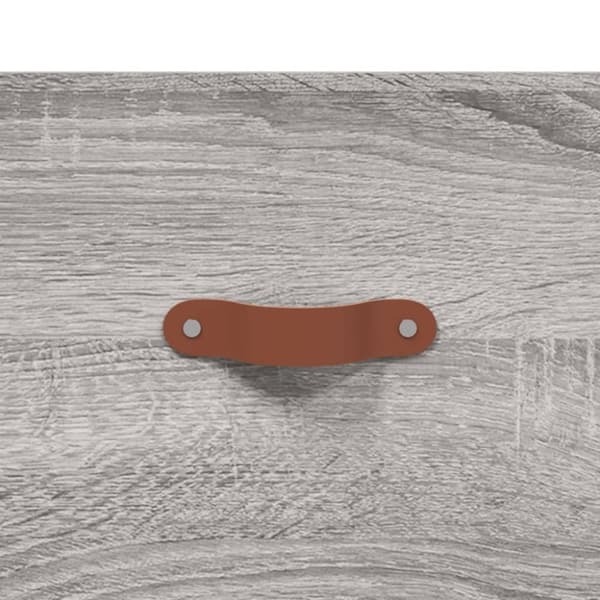 vidaXL Skoskap grå sonoma 102x35x55 cm konstruert tre