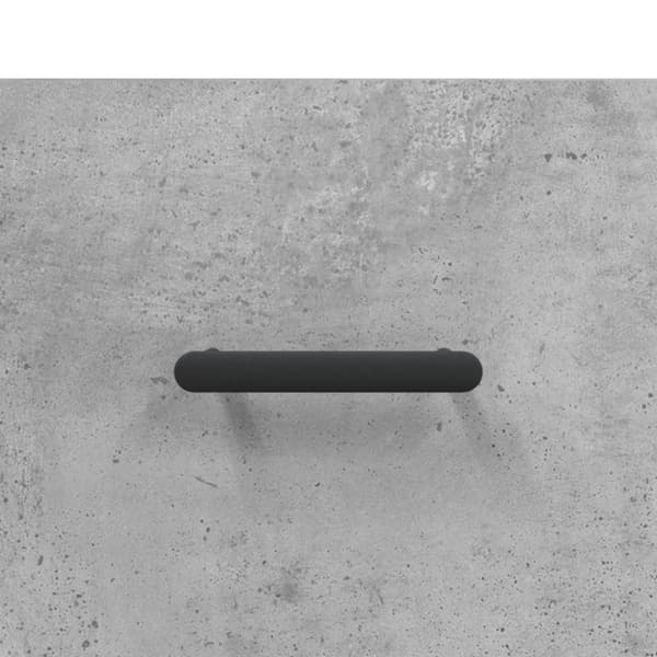 vidaXL Skobenk betonggrå 102x35x55 cm konstruert tre