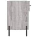 Pikkukuva 7 / 11: vidaXL Kenkäpenkki harmaa Sonoma 102x35x55 cm tekninen puu