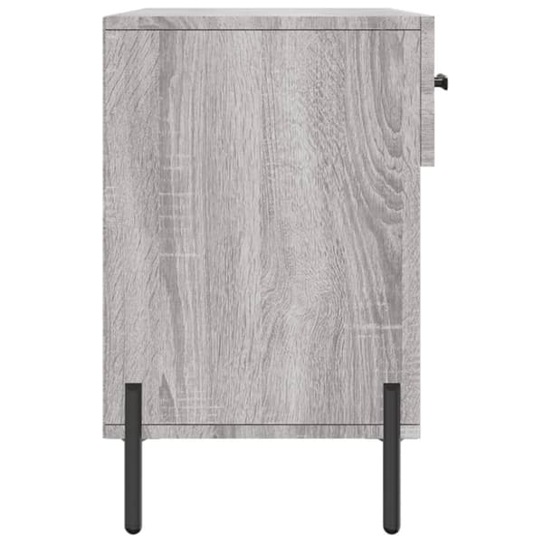 vidaXL Kenkäpenkki harmaa Sonoma 102x35x55 cm tekninen puu