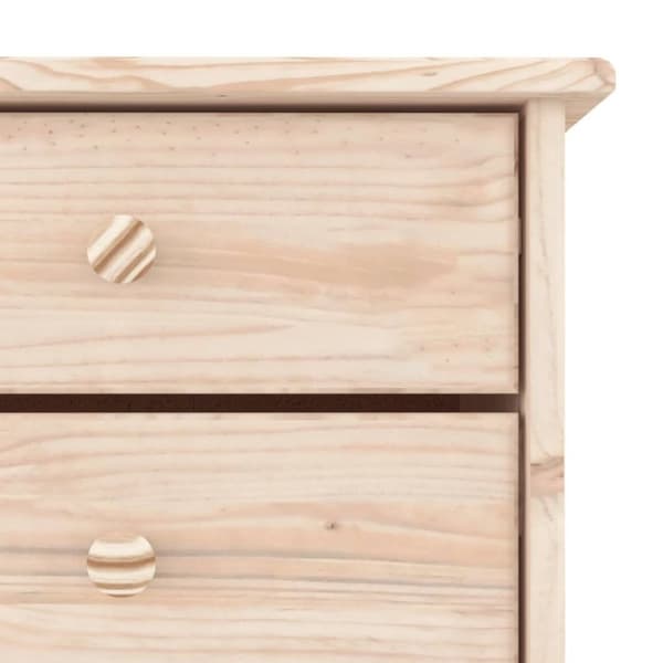 vidaXL skoskab ALTA 77x35x96 cm massivt fyrretræ