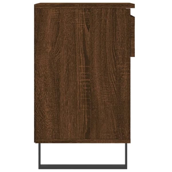 vidaXL skoskab 102x36x60 cm konstrueret træ brun egetræ