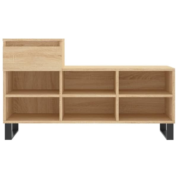 vidaXL skoreol 102x36x60 cm konstrueret træ sonoma-eg