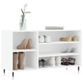 Miniatyrbilde 3 av 11: vidaXL Skoskap hvit 102x36x60 cm konstruert tre