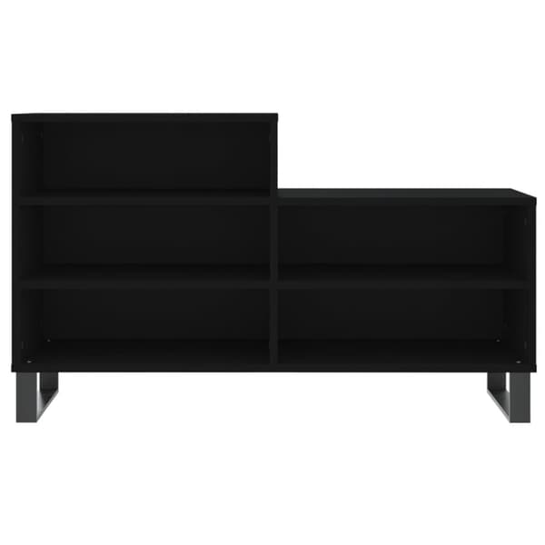 vidaXL Kenkäkaappi musta 102x36x60 cm tekninen puu