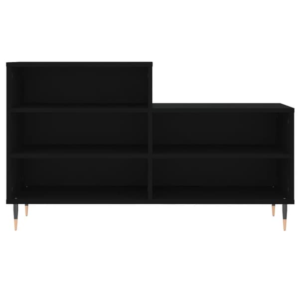 vidaXL skoreol 102x36x60 cm konstrueret træ sort