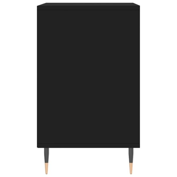 vidaXL skoreol 102x36x60 cm konstrueret træ sort