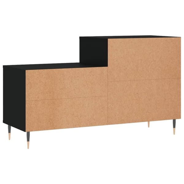 vidaXL skoreol 102x36x60 cm konstrueret træ sort