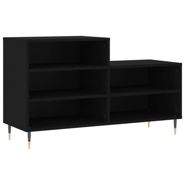 vidaXL skoreol 102x36x60 cm konstrueret træ sort