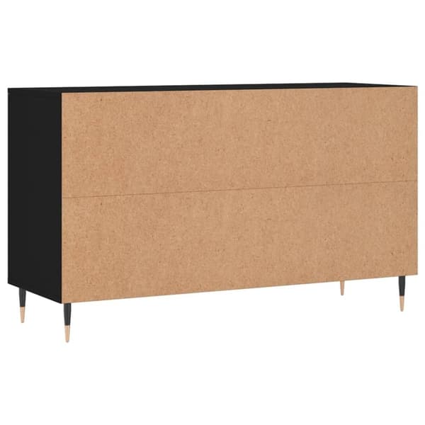 vidaXL skoreol 102x36x60 cm konstrueret træ sort