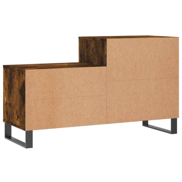 vidaXL skoskab 102x36x60 cm konstrueret træ røget egetræsfarve