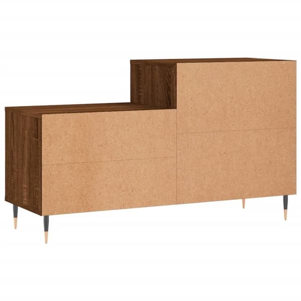vidaXL Kenkäkaappi ruskea tammi 102x36x60 cm tekninen puu