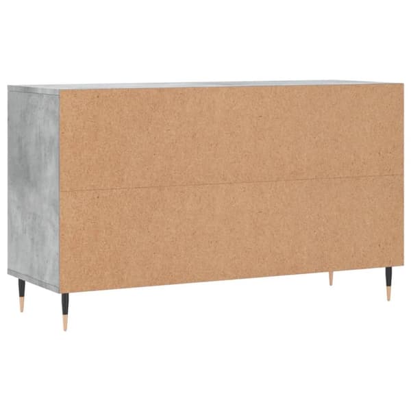vidaXL Skoskåp betonggrå 102x36x60 cm konstruerat trä