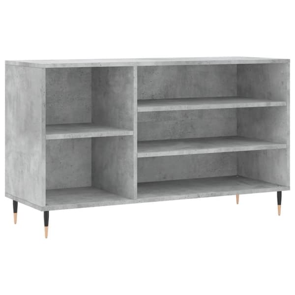 vidaXL skoreol 102x36x60 cm konstrueret træ betongrå