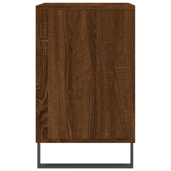 vidaXL skoskab 102x36x60 cm konstrueret træ brun egetræ