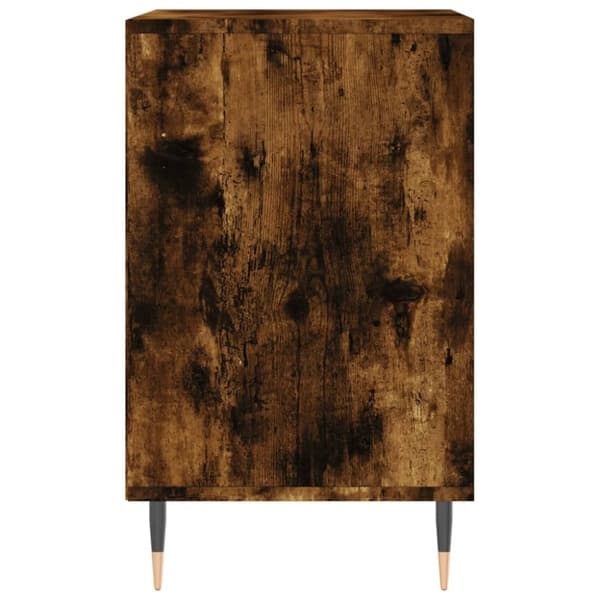 vidaXL Skoskap røkt eik 102x36x60 cm konstruert tre