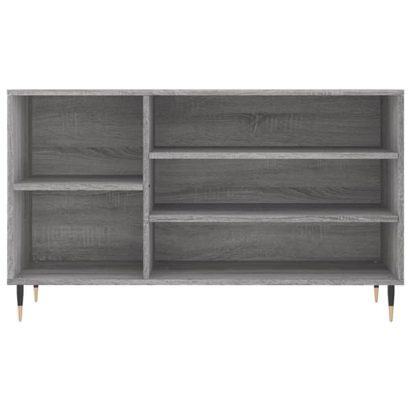 vidaXL skoskab 102x36x60 cm konstrueret træ grå sonoma-eg