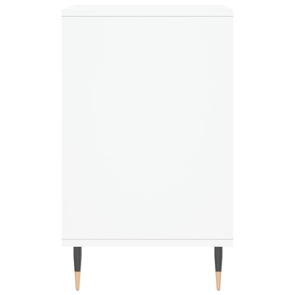 vidaXL Skoskåp vit högglans 102x36x60 cm konstruerat trä