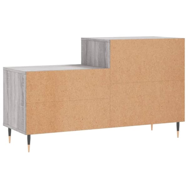 vidaXL Skoskap grå sonoma 102x36x60 cm konstruert tre