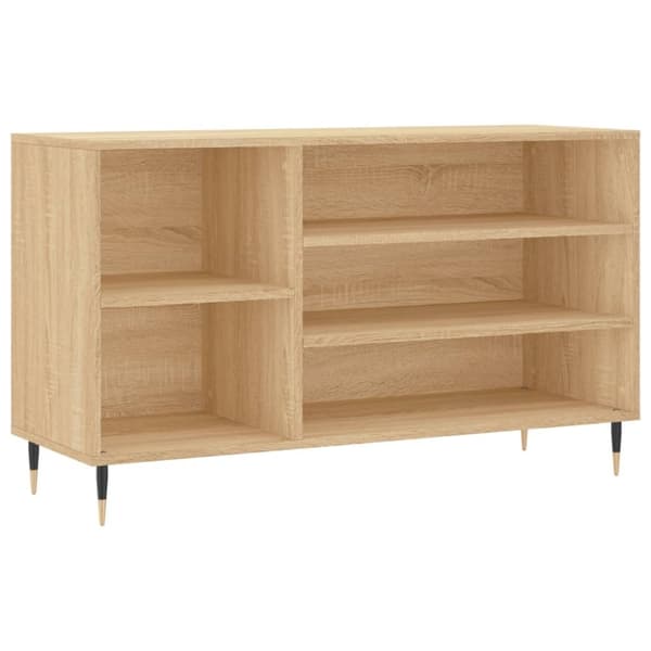 vidaXL Kenkäkaappi Sonoma-tammi 102x36x60 cm tekninen puu