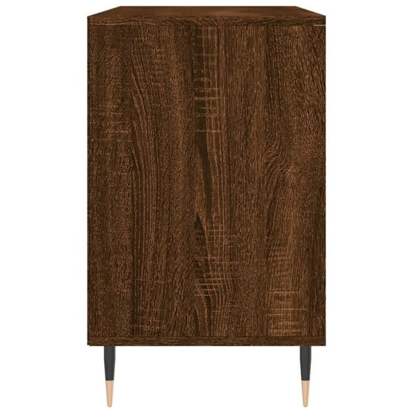 vidaXL skoskab 102x36x60 cm konstrueret træ brun egetræ