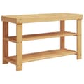 Miniatyrbillede 4 af 7: vidaXL skostativ med 3 hylder 70x27,5x45 cm bambus