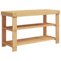 Miniatyrbillede 1 af 7: vidaXL skostativ med 3 hylder 70x27,5x45 cm bambus