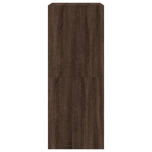 vidaXL Skoskap med 2 vippeskuffer brun eik 60x42x108 cm
