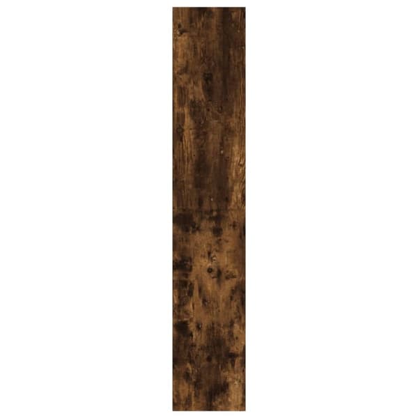 vidaXL Skoskåp med 4 flip-lådor rökfärgad ek 80x34x187,5 cm