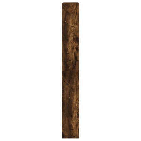 vidaXL skoskab med 4 vippeskuffer 80x21x163,5 cm røget eg