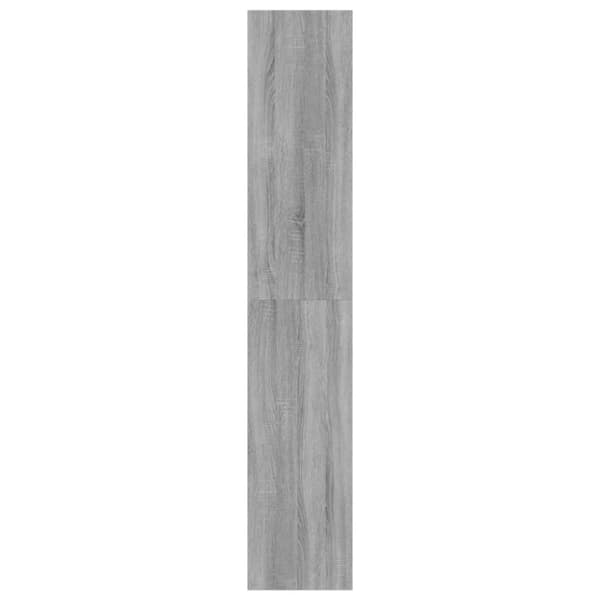 vidaXL skoskab med 4 vippeskuffer 80x34x187,5 cm grå sonoma-eg