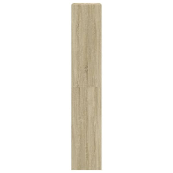 vidaXL Skoskåp med 4 flip-lådor sonoma-ek 60x34x187,5 cm