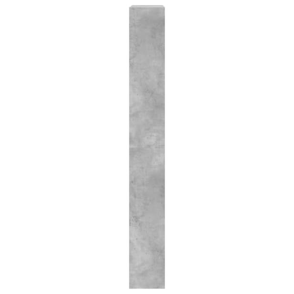 vidaXL Kenkäkaappi 4 kääntölaatikolla betoninharmaa 80x21x163,5 cm
