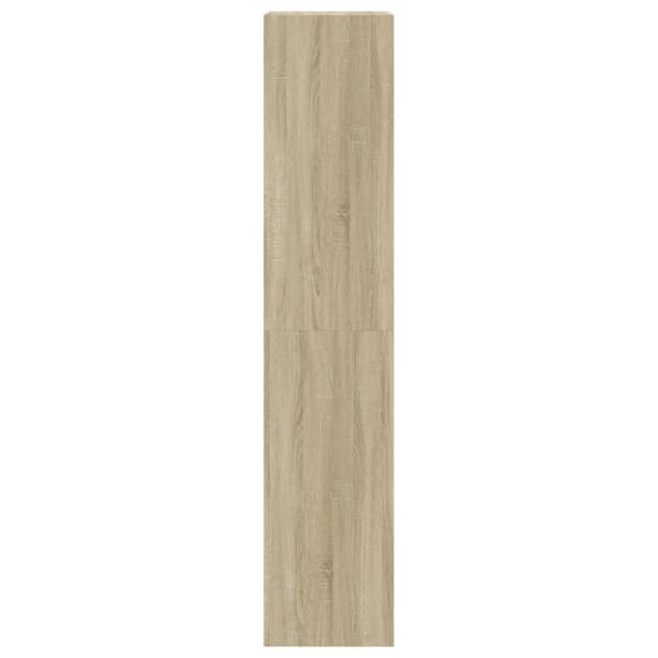 vidaXL Skoskap med 4 vippeskuffer sonoma eik 60x42x204 cm