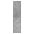 Pikkukuva 5 / 10: vidaXL Kenkäkaappi betoninharmaa 80x21x87,5 cm tekninen puu