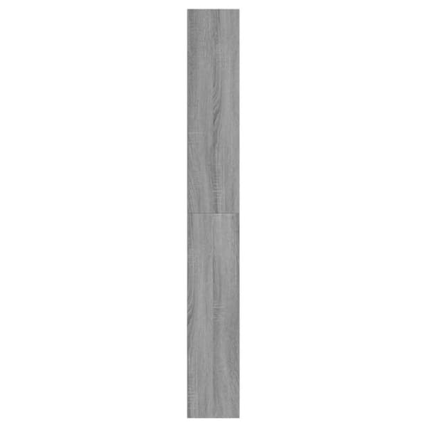 vidaXL skoreol 60x21x163,5 cm konstrueret træ grå sonoma-eg