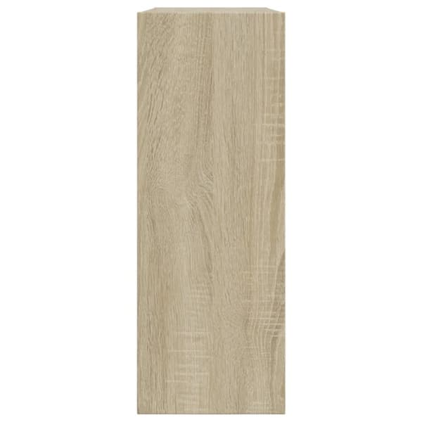 vidaXL Skoskap sonoma eik 80x21x57 cm konstruert tre