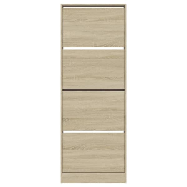 vidaXL skoreol 60x21x163,5 cm konstrueret træ sonoma-eg