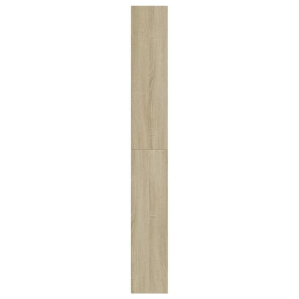 vidaXL skoreol 60x21x163,5 cm konstrueret træ sonoma-eg