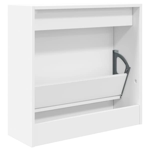 vidaXL skoreol 60x21x57 cm konstrueret træ hvid
