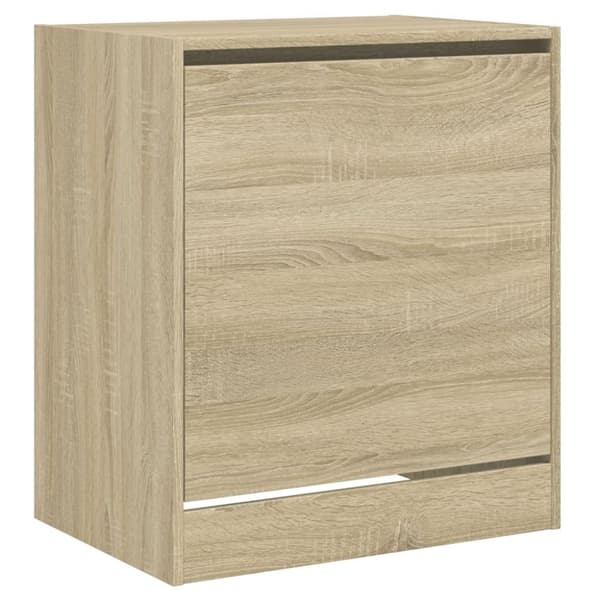 vidaXL Skohylla sonoma-ek 60x42x69 cm konstruerat trä