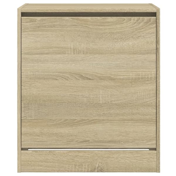 vidaXL Skohylla sonoma-ek 60x42x69 cm konstruerat trä
