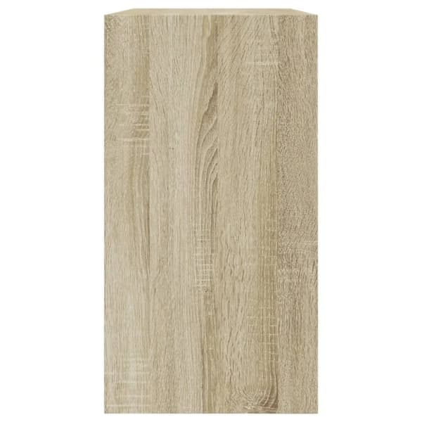 vidaXL Kenkäkaappi Sonoma-tammi 80x34x63cm tekninen puu