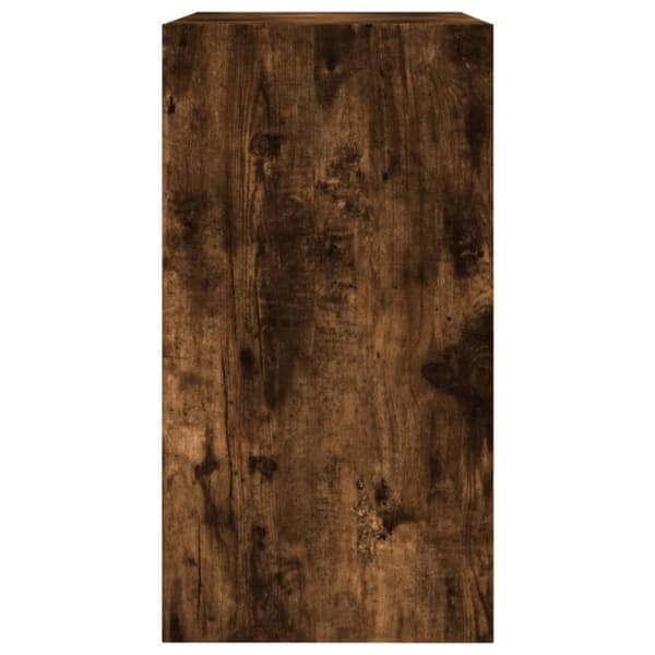 vidaXL Skoskap røkt eik 60x34x63,5 cm konstruert tre