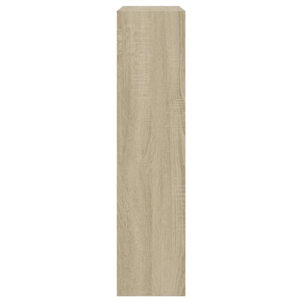 vidaXL skoreol 660x21x87,5 cm konstrueret træ sonoma-eg