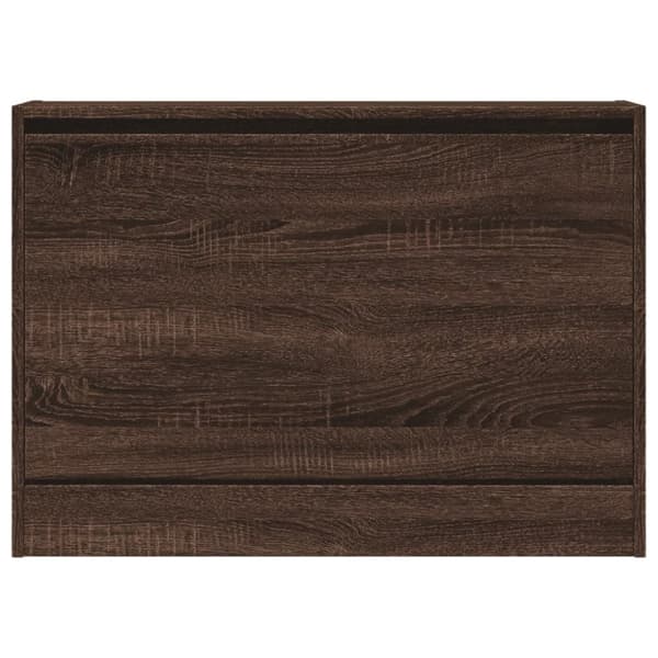 vidaXL skoreol 80x21x57 cm konstrueret træ brun egetræsfarvet